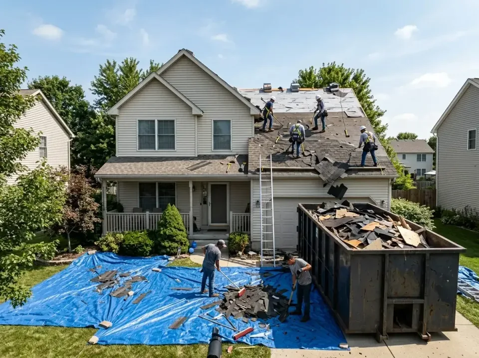 roof-replacement-debris-remova-004 — frequently asked questions, Cheapest Dumpster Rentals in Hornsby Bend, TX